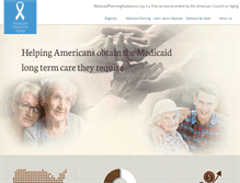 Tablet Screenshot of medicaidplanningassistance.org